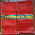 PP mesh bag with circular and plain yarns for onions